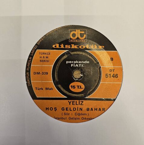 Yeliz – Sen Olsan Yeter / Hoşgeldin Bahar 45LİK PLAK
