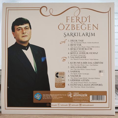FERDİ ÖZBEĞEN - ŞARKILARIM LP PLAK
