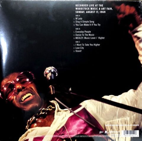 Sly & The Family Stone – Woodstock Sunday August 17, 1969 LP PLAK