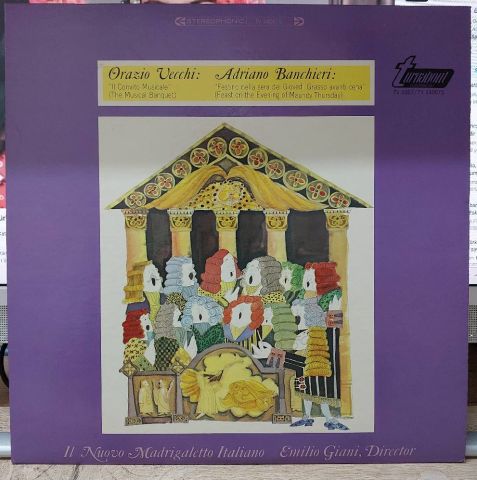 Orazio Vecchi / Adriano Banchieri - Il Nuovo Madrigaletto Italiano, Emilio Giani  LP PLAK