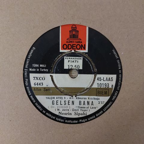 Nesrin Sipahi Ve Yalçın Ateş 6 – Gelsen Bana / Sen İstedin 45LİK PLAK