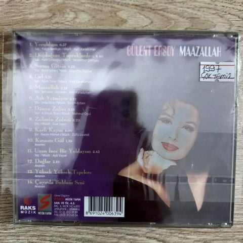 BÜLENT ERSOY - MAAZALLAH CD