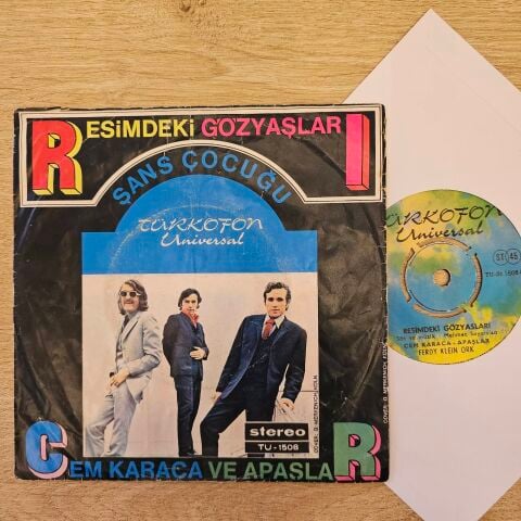 Cem Karaca Ve Apaşlar – Resimdeki Gözyaşları / Şans Çocuğu 45LİK PLAK
