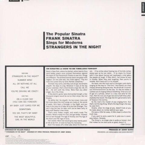 Frank Sinatra – Strangers In The Night LP PLAK