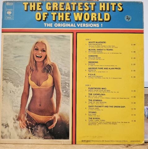 Various – The Greatest Hits Of The World (The Original Versions) LP PLAK