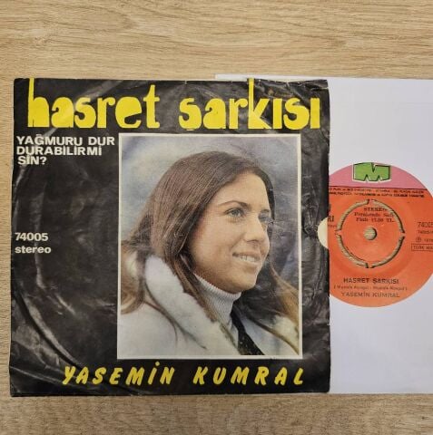 Yasemin Kumral – Hasret Şarkısı / Yağmuru Durdurabilirmisin 45LİK PLAK
