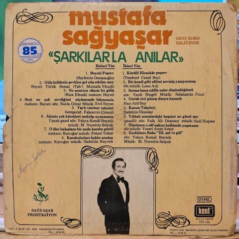 Mustafa Sağyaşar – Şarkılarla Anılar LP PLAK
