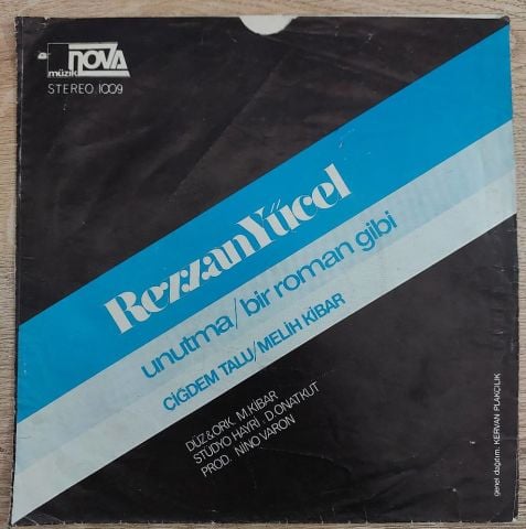 Rezzan Yücel – Unutma / Bir Roman Gibi 45LİK PLAK