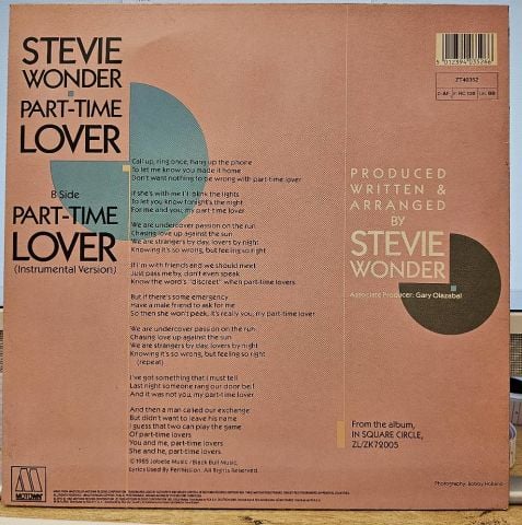 Stevie Wonder – Part-Time Lover LP PLAK