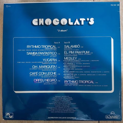 Chocolat's – Rythmo Tropical LP PLAK