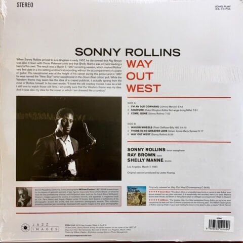 Sonny Rollins – Way Out West LP PLAK
