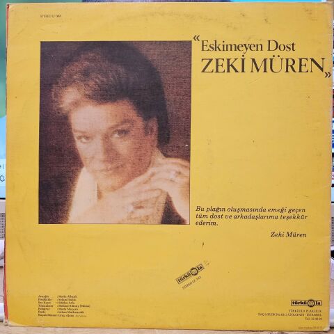 Zeki Müren – Eskimeyen Dost LP PLAK