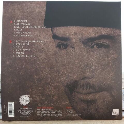 AHMET KAYA - DOSTA DÜŞMANA KARŞI LP PLAK