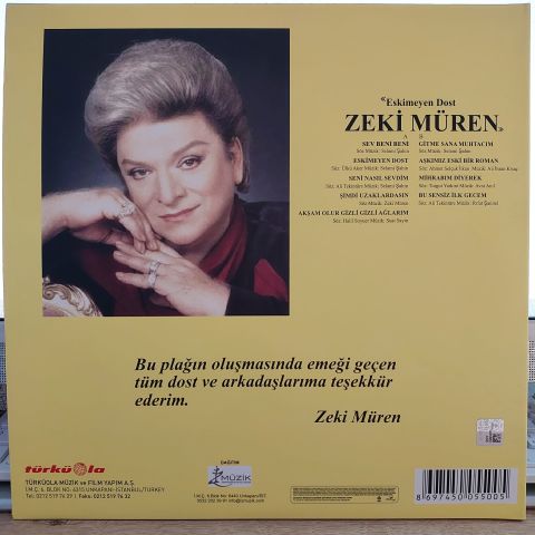 ZEKİ MÜREN - ESKİMEYEN DOST LP PLAK