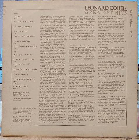 Leonard Cohen – Greatest Hits LP PLAK
