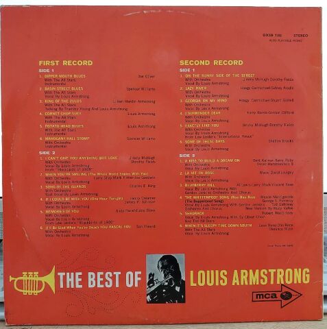 Louis Armstrong – The Best Of Louis Armstrong LP PLAK