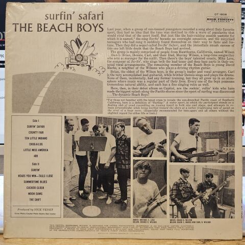 The Beach Boys – Surfin' Safari LP PLAK