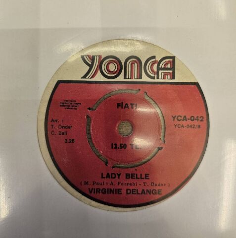 Virginie Delange – Oh Kara / Lady Belle 45LİK PLAK
