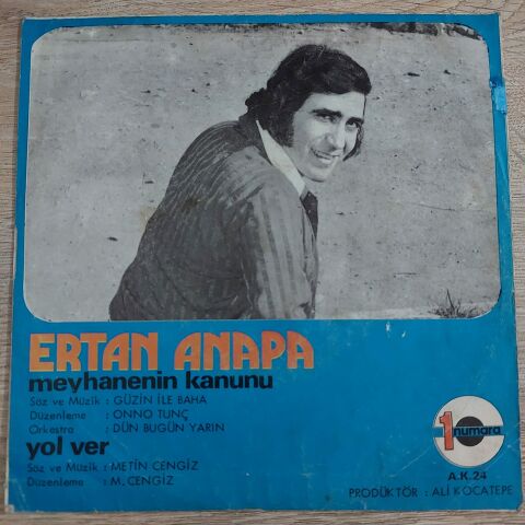 ERTAN ANAPA - MEYHANENİN KANUNU 45LİK PLAK