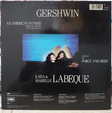 Gershwin - Katia & Marielle Labèque LP PLAK