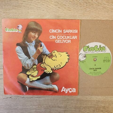 AYÇA - CİN CİN ŞARKISI 45LİK PLAK
