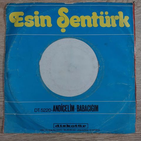 ESİN ŞENTÜRK - BABACIĞIM 45LİK PLAK