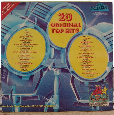 Various – 20 Original Top Hits LP PLAK
