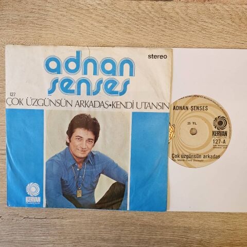 ADNAN ŞENSES - ÇOK ÜZGÜNSÜN ARKADAŞ 45LİK PLAK
