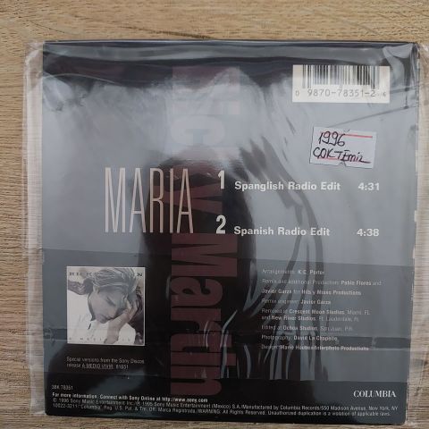 RİCKY MARTİN - MARIA CD