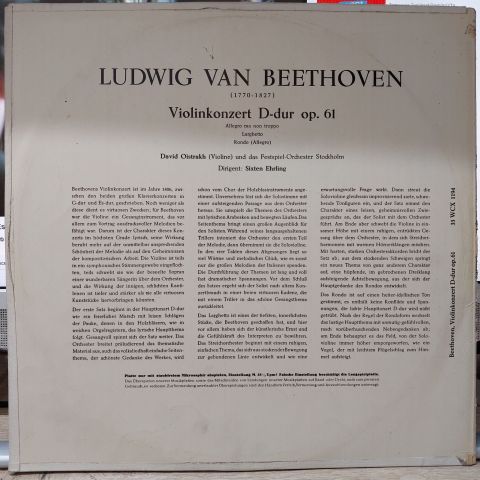 Ludwig van Beethoven - David Oistrakh LP PLAK