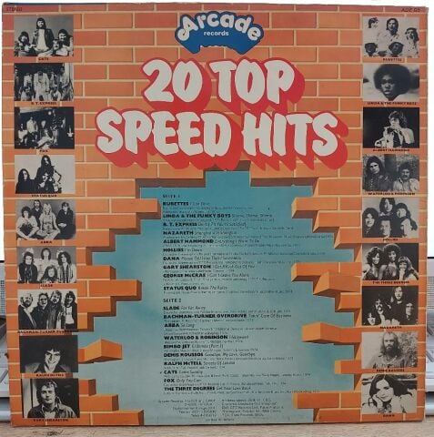 Various – 20 Top Speed Hits, 20 Original Artists, 20 Original Hits LP PLAK