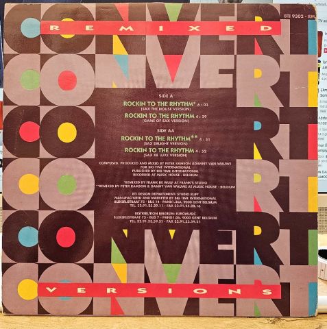 Convert – Rockin To The Rhythm (Remixed Versions) LP PLAK