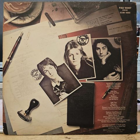 Paul McCartney And Wings – Band On The Run LP PLAK