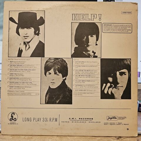 The Beatles – Help! LP PLAK