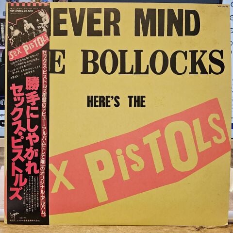 Sex Pistols – Never Mind The Bollocks Here's The Sex Pistols LP PLAK
