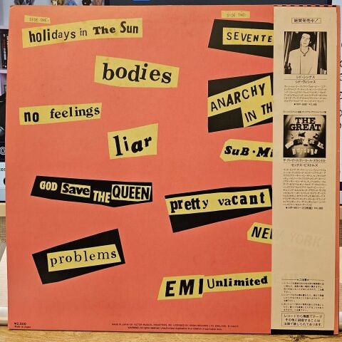 Sex Pistols – Never Mind The Bollocks Here's The Sex Pistols LP PLAK
