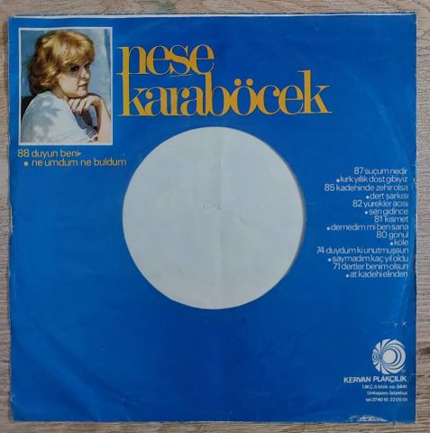 Neşe Karaböcek – Duydum Ki Unutmuşsun 45LİK PLAK