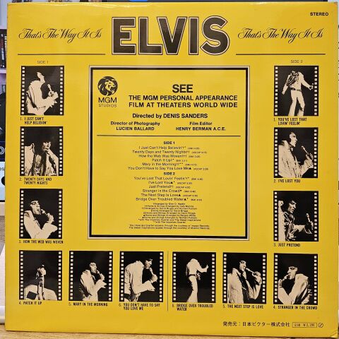 Elvis Presley – That's The Way It Is LP PLAK