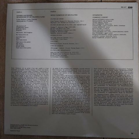 Clemencic Consort Direction René Clemencic – Clemencic Consort LP PLAK
