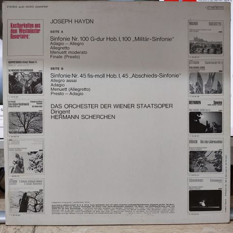 J. Haydn - Orchester Der Wiener Staatsoper LP PLAK