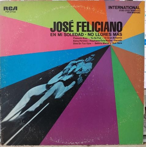 José Feliciano – En Mi Soledad * No Llores Más LP PLAK