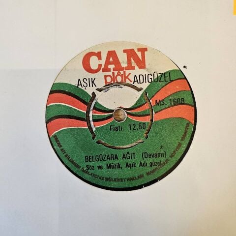 AŞIK ADI GÜZEL - BELGÜZARA AĞIT 45LİK PLAK