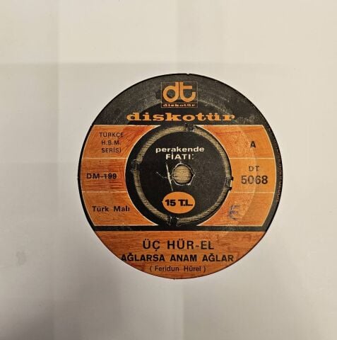 3 Hürel – Ağlarsa Anam Ağlar / Kara Yazı 45LİK PLAK