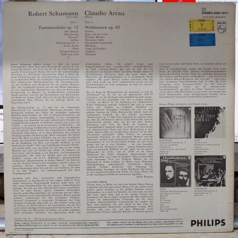 Claudio Arrau, Robert Schumann  LP PLAK