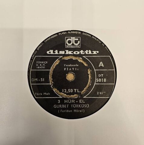 3 Hür-El – Gurbet Türküsü / Diday-Dom 45LİK PLAK
