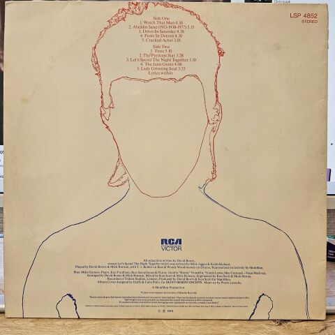 David Bowie – Aladdin Sane LP PLAK