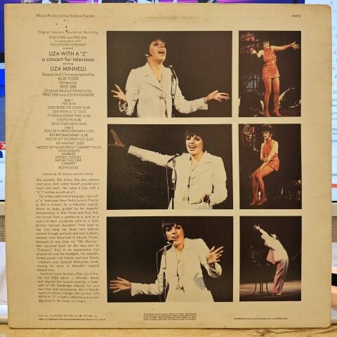 Liza Minnelli – Liza With A ‘Z’. A Concert For Television LP PLAK