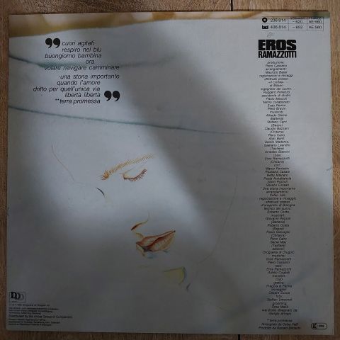 Eros Ramazzotti – Cuori Agitati LP PLAK