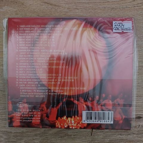 ANADOLU ATEŞİ - THE FİRE OF ANATOLİA CD
