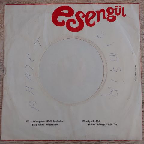 ESENGÜL - ANLAMIYORSUN GÖNÜL DERDİNDEN 45LİK PLAK